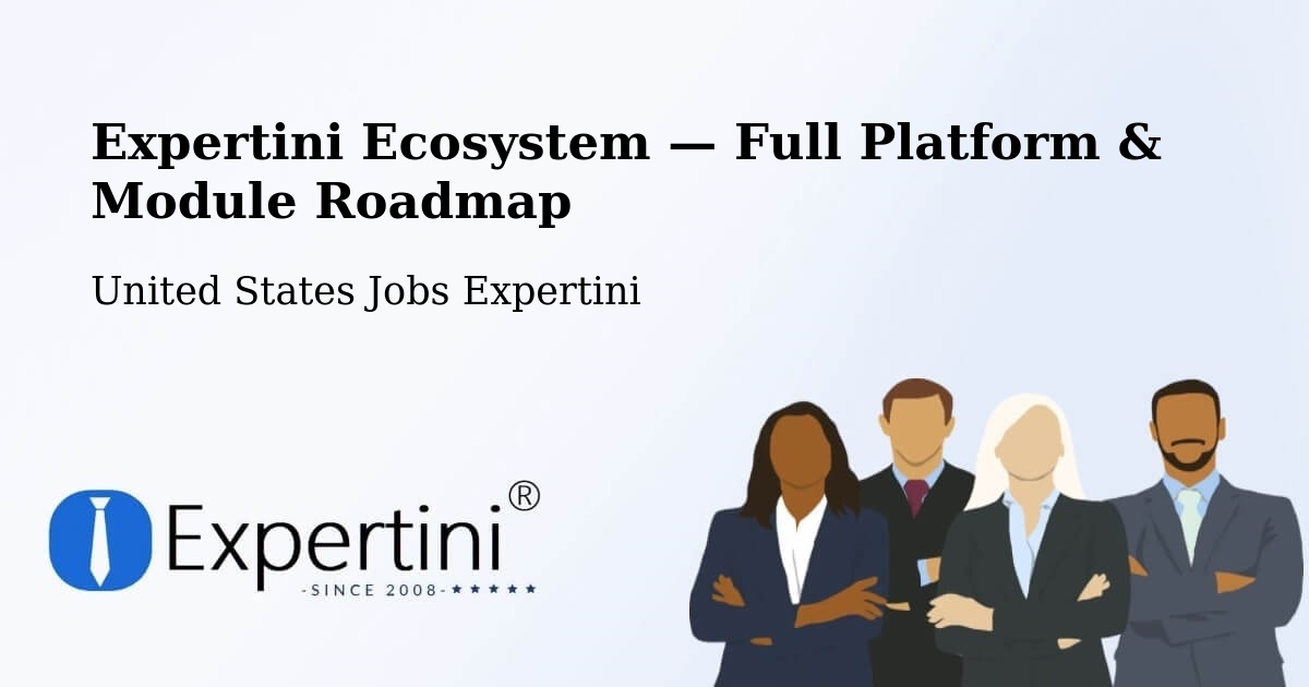 Expertini Ecosystem — Full Platform & Module Roadmap – Celina